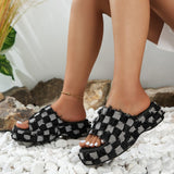 Casual Patchwork Round Comfortable Shoes