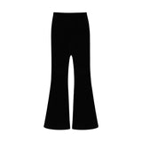 egirl style Velvet Winter Velvet Set Extra Thick Velvet Flared Pants