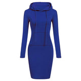 Purpdrank Ladies Dress Autumn Women Hooded Dresses Hoodies Women Sweatshirts Women Hoodies Dress Tops Ladies Clothing