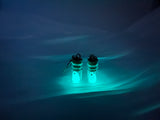 Ghost in Bottle Earrings Glow in the Dark Ghost Dangle Earrings Luminous Halloween Jewelry for Women and Girl