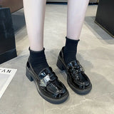 Purpdrank - Women's Shoes Gothic Slip on Loafers Female Footwear Japanese Style Lolita Black Mary Jane Shoe Trends 2023 Offers Free Shipping