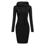 Purpdrank Ladies Dress Autumn Women Hooded Dresses Hoodies Women Sweatshirts Women Hoodies Dress Tops Ladies Clothing