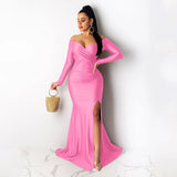 Purpdrank Birthday Dress for Women Evening Dress Party Dresses Long Dresses for Women Vestidos Woman Fall Dresses Long Sleeve