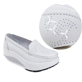 Purpdrank - Women's shoes summer shake out Single women shoes The nurse's shoes white and platform woman's shoeses Breathable hollow