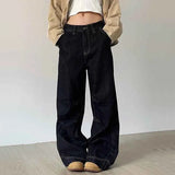 Vintage Wide Leg Jeans Women Y2K Autumn High Waist Streetwear Loose Denim Pants 4Xl Oversized Hip Hop Korean Straight Trousers