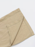 Womens Trendy Split Wide Leg Cargo Pants - Flap Pockets, Drawstring Waist, Casual Style for Spring & Summer