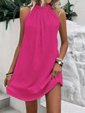 Loose Sleeveless Mini Dress, Casual Dress For Spring & Summer, Women's Clothing