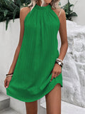 Loose Sleeveless Mini Dress, Casual Dress For Spring & Summer, Women's Clothing