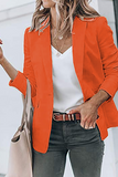 Purpdrank - Fashion Solid Turndown Collar Outerwear(11 Colors)