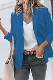 Purpdrank - Fashion Solid Turndown Collar Outerwear(11 Colors)