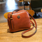 Purpdrank - Vintage Style Shoulder Bag Simple Square Crossbody Bags For Women Compartment Handbags Designer Female Messenger Bags