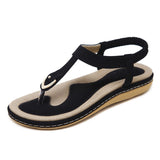 Purpdrank - summer shoes women bohemia beach flip flops soft flat sandals woman casual comfortable plus size wedge sandals