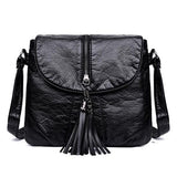 Purpdrank - New Designer Shoulder Bag Soft Leather Handbag Women Messenger Bags Crossbody Fashion Women Bag Female Flap Bolsa