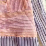 Purpdrank - 2023 Spring Summer New Fashion Striped Shirt Women's Ruffled Loose Thin Long Sleeve Shirt Tops  Blouse