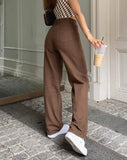 Purpdrank - Carpenter Jeans In Brown High Waist Loose Straight Leg Jeans Women Fashion Y2k Casual Streetwear Female Pants Baggy Trouser