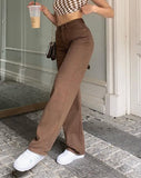 Purpdrank - Carpenter Jeans In Brown High Waist Loose Straight Leg Jeans Women Fashion Y2k Casual Streetwear Female Pants Baggy Trouser