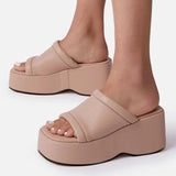 Purpdrank - Women Sandals 2023 New Platform Sandals With Wedge Shoes For Women Summer Sandals Heels Women Slippers Wedges Heel Zapatos Mujer