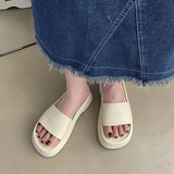 Purpdrank - Thick Platform Women Slippers Sport Sandals Summer Wedges Women Shoes Walking Cozy Female Slides Fad Slingback Flip Flops Mujer