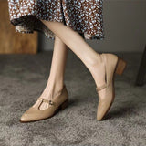Purpdrank - 2023 Design Women Flats Pointed Toe Buckle Straps Elegant Female Shoes Soft Comfortable Solid