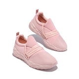 Purpdrank - White Fashion Casual Solid Color Breathable Sneakers