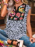 Purpdrank - Leopard Print Shirt Short-Sleeved T-Shirt Women Summer