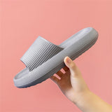 Purpdrank - Women's Super Soft Eva Thick Platform Slides Minimalist And Comfortable Indoor Bathroom Non-Slip Slippers Men's Slippers