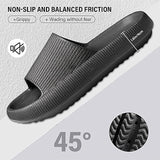 Purpdrank - Women's Super Soft Eva Thick Platform Slides Minimalist And Comfortable Indoor Bathroom Non-Slip Slippers Men's Slippers