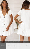 Purpdrank - Sexy New Shirt Beach Up White Beach Dress Loose Blouse Tunic Pocket Long Sleeve Swimsuit Cover Up Casual Beachwear